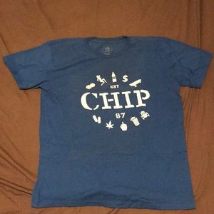 Chip T-shirt L blue